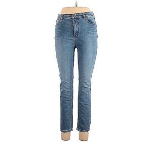 FREE PEOPLE Blue Mid Rise Denim Jeans Size 31 Waist EUC